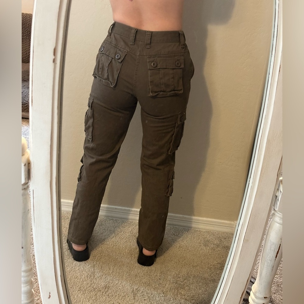Women's Brown Cargo Pants